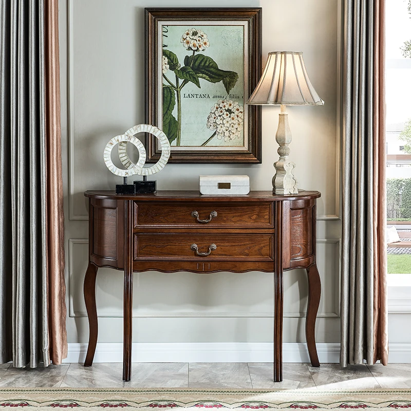 Console Table Drawer Design Storage Furniture for Living Room