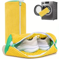 1/2PCS  Reusable Plastic Shoe Washing Bag for Laundry - Sneaker Cleaning Kit for Stain Removal, Uncharged, No Battery Required 1
