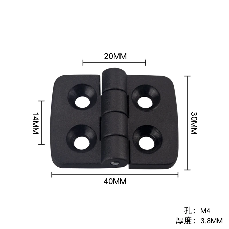 10pcs/lot plastic hinges ABS hinge nylon hinge 50 * 50mm