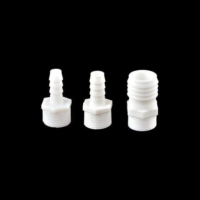 Műanyag Cső Illesztése 10/12/11/16/22/25 Mm -Es Tömlő Barb Farok 3/4 "Bsp Férfi Szál Csatlakozó Ízületi Rézcsatlakozó Adapter 1Pc - Image 2