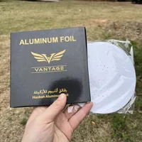 50pcs/pack Arab Hookah Tinfoil with Hole 14cm/12cm Circular Shisha Perforated Tin Foil for Hookah Bowls Nargile Accessories 1