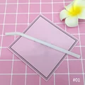 White Curved Straw