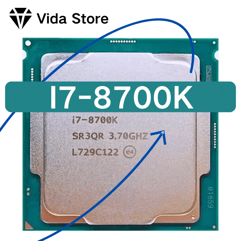 

Core i7-8700K i7 8700K 3,7 ГГц шестиядерный двенадцатипоточный ЦПУ Процессор 12M 95W LGA 1151