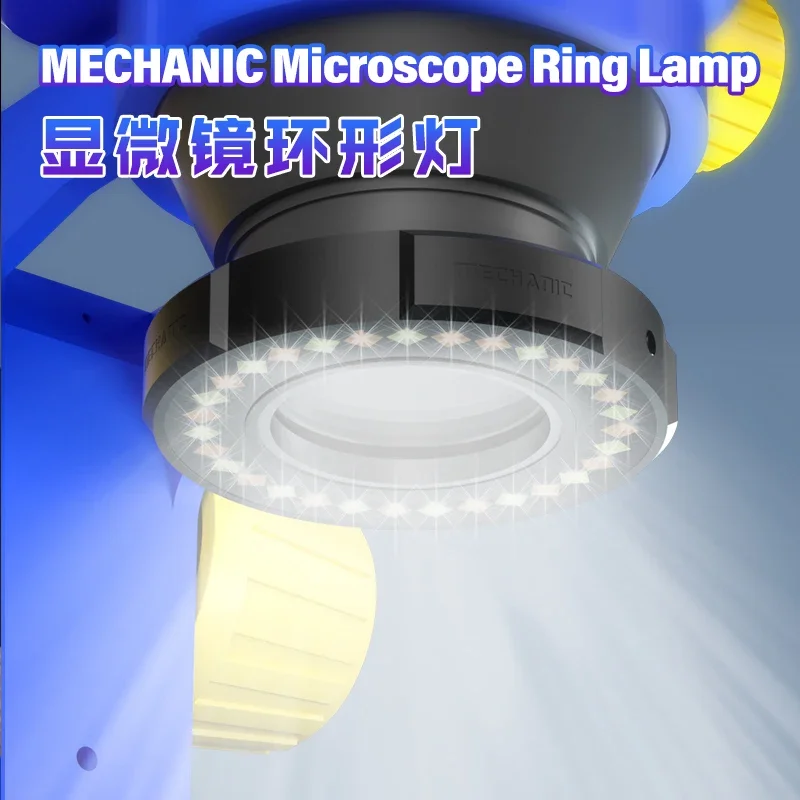 기존 정비공 LS3 현미경 링 램프 7W 광원 LED 3 색 다단계 밝기 조정 눈..