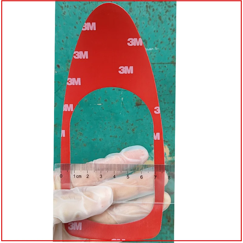 자동차 상어 지느러미용 이중 접착 접착제 패드, 약 17cmx7.6cm, 3M 4229, 회색