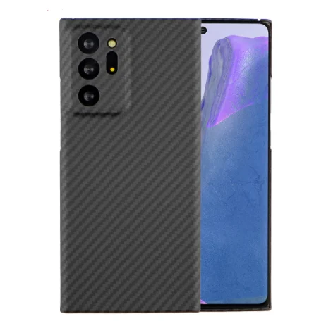 

For Samsung Galaxy Note 20 Fine Hole Camera Fall Protection Case For Samsung Galaxy Note 20 Ultra Real Carbon Fiber Phone Case