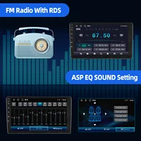 Autoradio ESSGOO 4+64G avec CarPlay sans fil et Android Auto, écran tactile IPS de 9" Double 2 DIN, GPS, navigation SAT, FM, DAB+, Wi-Fi, USB, SWC, lecteur multimédia. 6