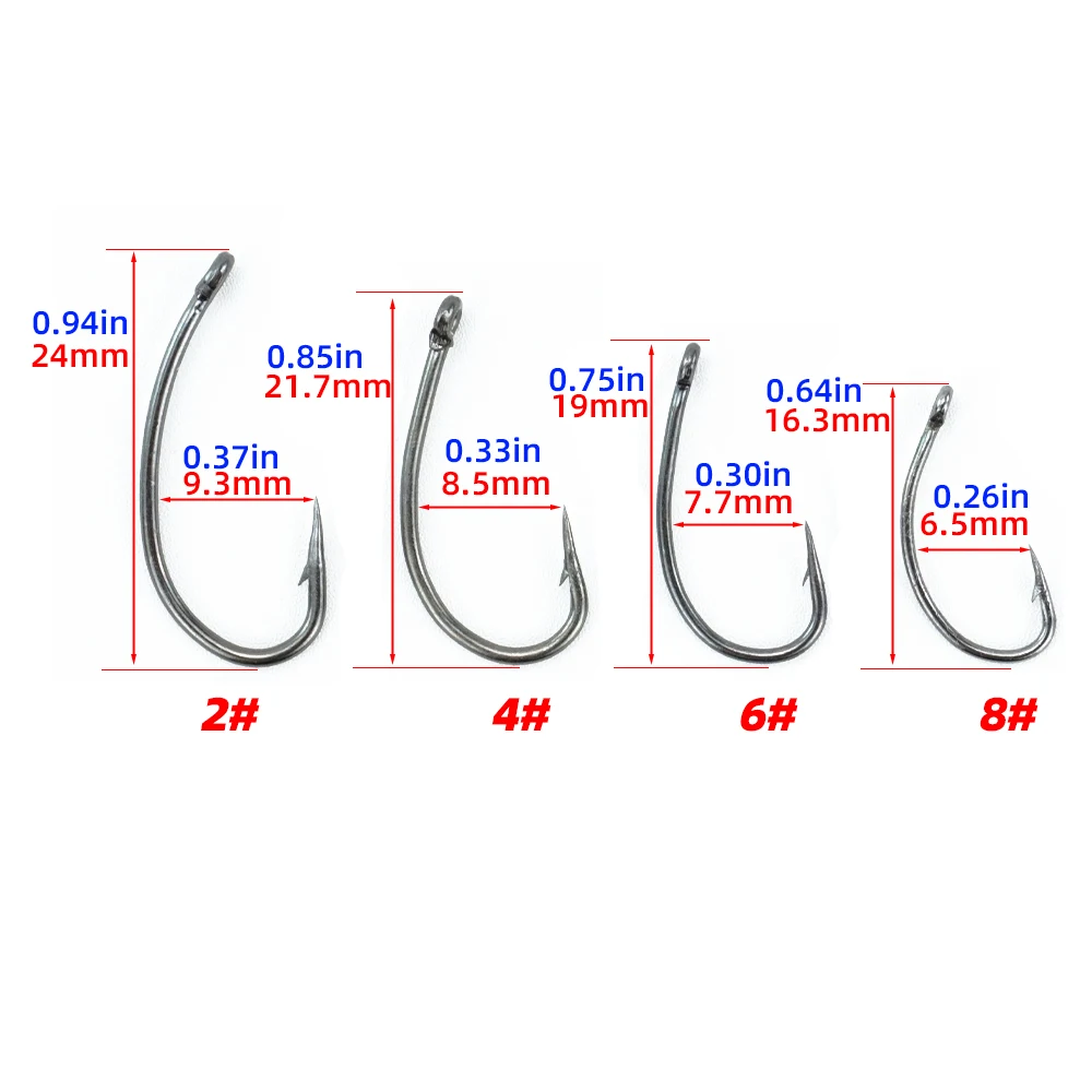 Hirisi Carp Fishing Ready Made Hook Link Tied Rigs Terminal Tackle TS114 Fishing Accessories 6pcs