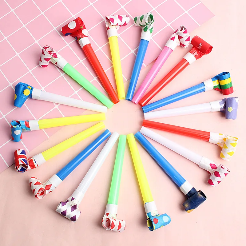 30pcs Funny Polka Dot Whistle Children Game Whistle Stuffers Sound Making Toys Surprised Party Birthday Supplies Kids Toy
