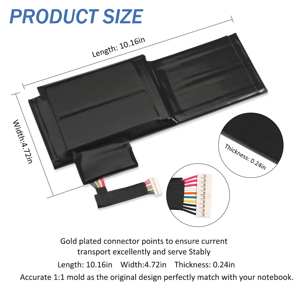 Bateria do Portátil para Msi Bty-l76 Etesbay Gs70 Ms1771 Ms-1772 Ms-1774 2qc019xcn para Medion Erazer X7615 X7613 5400mah 58.8wh - Imagem 6