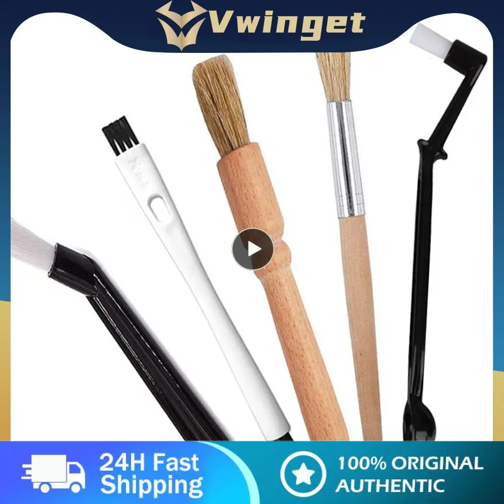 커피 브러시 세트 에스프레소 브러시 키트, 목재 커피 연마기 기계 청소 브러시 및 나일론 에스프레소 브러시 포함
