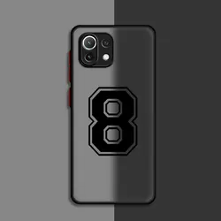 Basketball Celebrity Numbers Design Soft & Hard PC Phone Case Cover for Xiaomi 11T (UUAVA01)