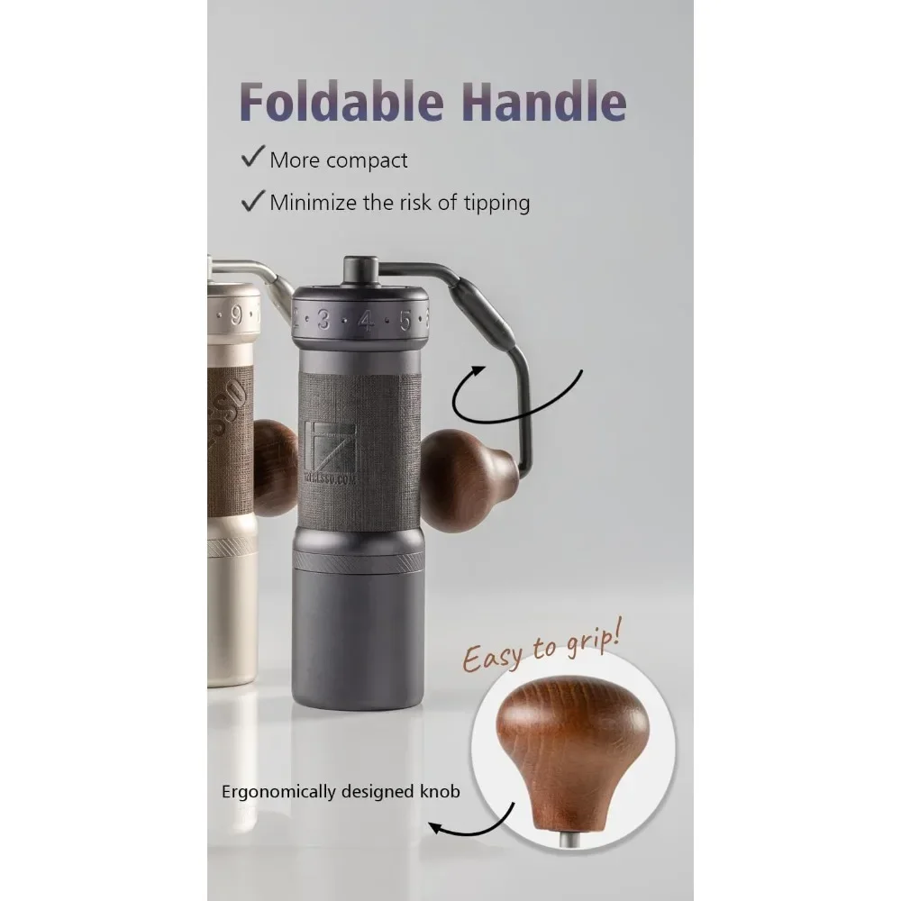 新品未開封 1Zpresso K-Ultra 手挽きコーヒーミル アイアングレー K-Ultra Manual Coffee Grinder - 1Zpresso