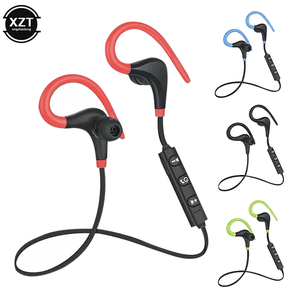 S6 Bluetooth Wireless Earphone Earbuds Waterproof Stereo Music Earphones Universal Mini Ear-Hanging Ear-Hooks Headphones HIFI