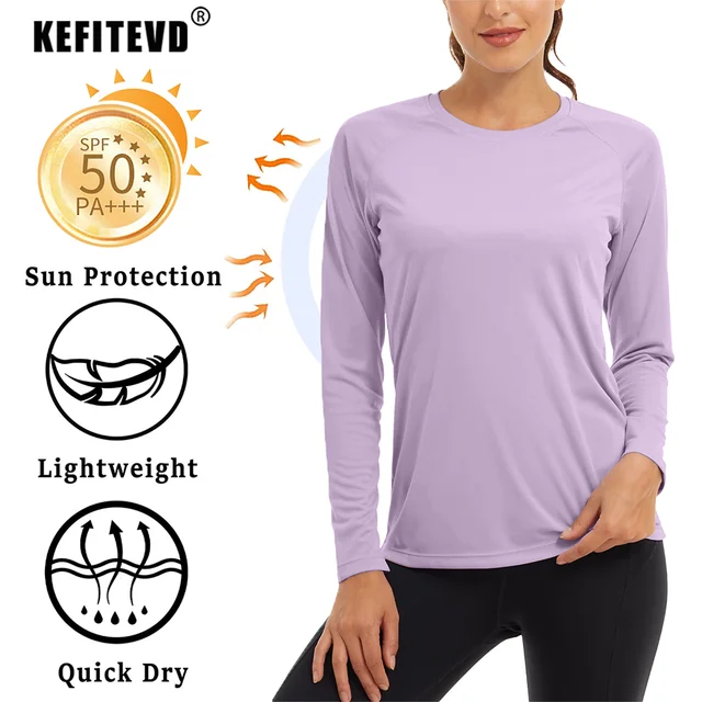 KEFITEVD Woman\'s Quick Dry Long Sleeve 5
