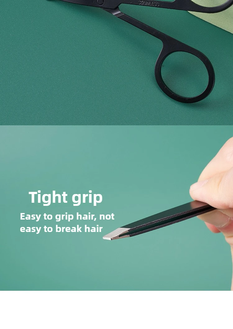 Stainless Steel Eyebrow Trimmer Scissors with Comb – Precision Eyebrow Grooming Tool Sb9abbc21c9df423787ac635d6e30e1f40