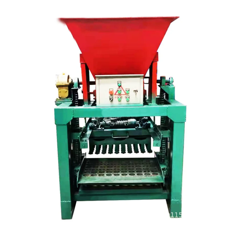 

Hopper type cement unburned block brick making machine export type small hollow brick machine semi-automatic