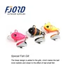 FJORD Tail Spinning 7g 10.5g 14g 21g Balance Rotating Metal Jig VIB Vibration Bait Spinner Spoon New Fishing Tackle Sinking Lure 5