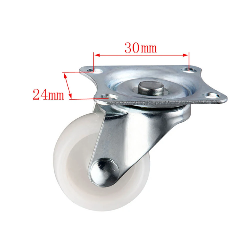 

Parts Swivel Casters 250G 4/12pcs Bearing Wheels Mount Ball Stroller Wheel White/silver Warehouses Homes Durable