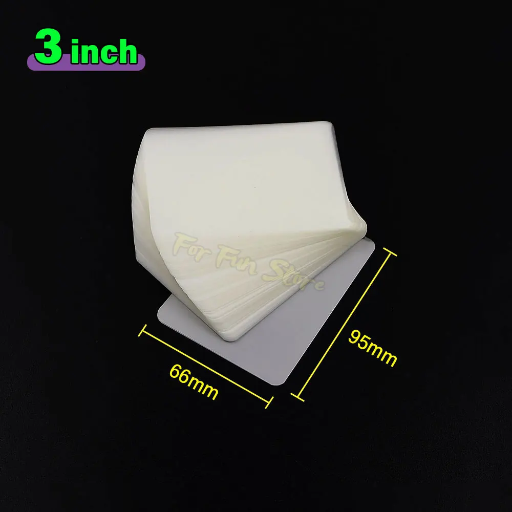 Eğlenceli için 3/4/5/6 inç 100 levhalar 60 Mic termal laminasyon filmi PET plastik Film için fotoğraf/kart/resim sıcak laminar filmi