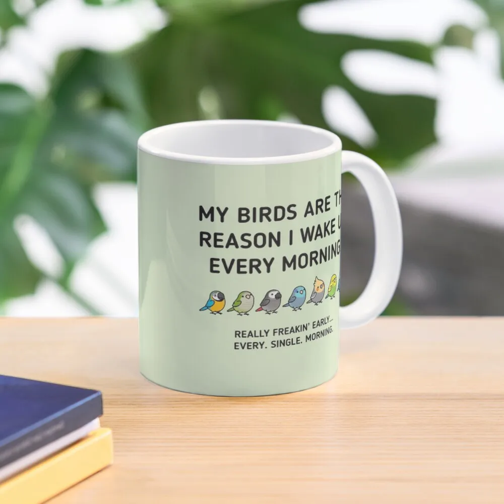 

Early Birds Coffee Mug Ceramic Cups Creative Mugs For Tea