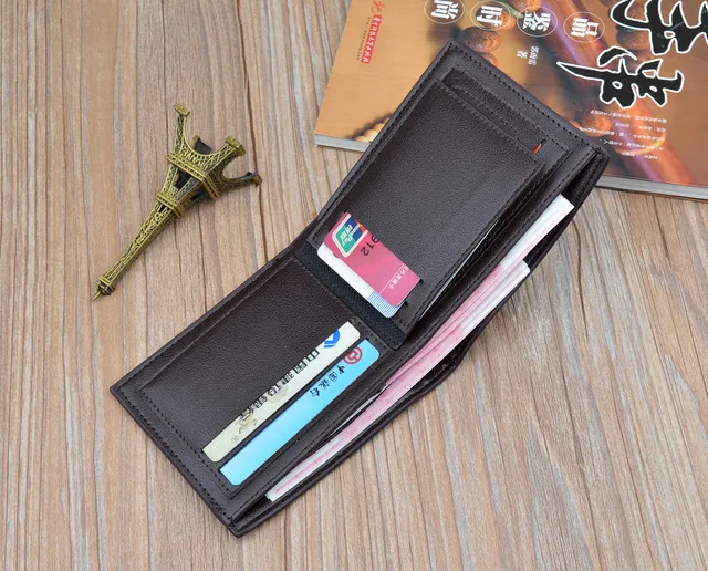 MILANDO Men Wallet Bi-fold Business Wallet Purse Luxury Multi-Card