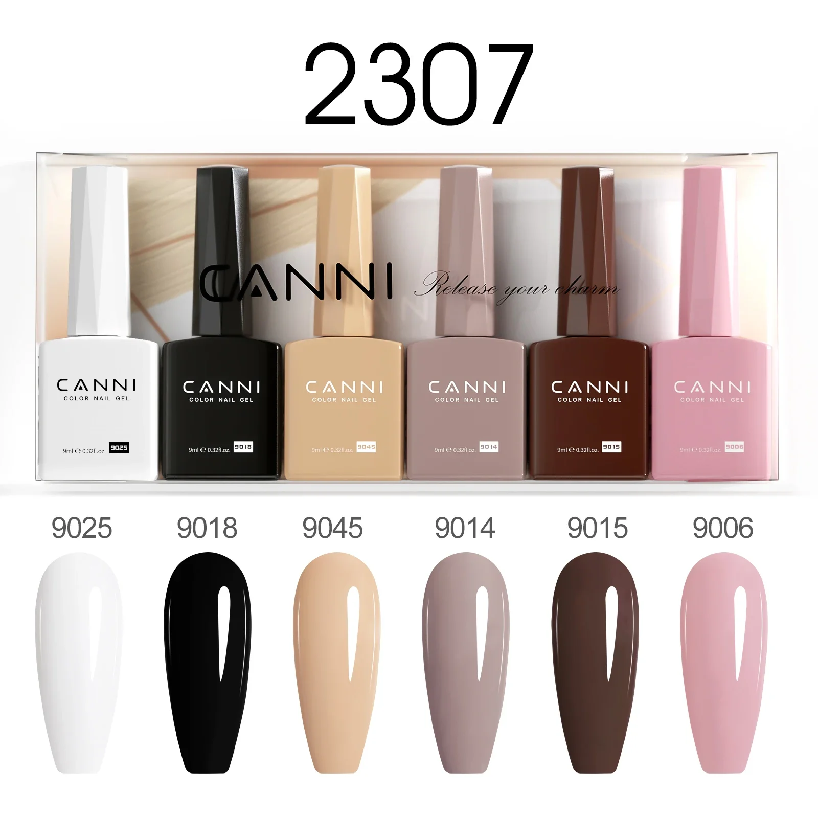 CANNI Venalisa Nail Gel Polish - Luxurious Winter Collection, Rich Color & Soft Texture, Hema-Free & Long-Lasting