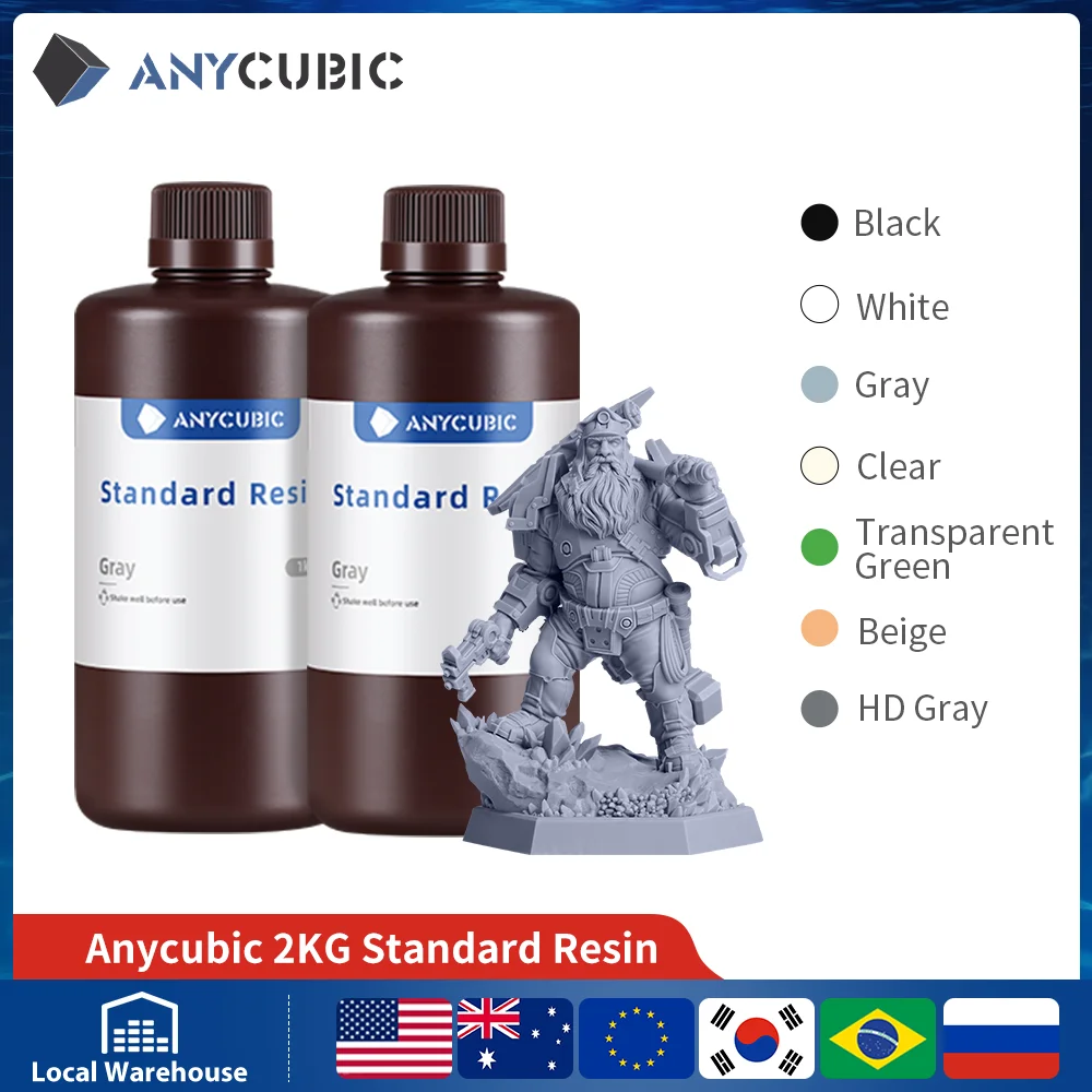 ANYCUBIC Washing and Curing Machine 2.0 for LCD/DLP/SLA Resin 3D Printer, 2 -in-1 Washing Bucket and UV Curing Device for Photon Mono 2/Mono 4K/D2/Ultra /Mars 2/Mars 2 Pro