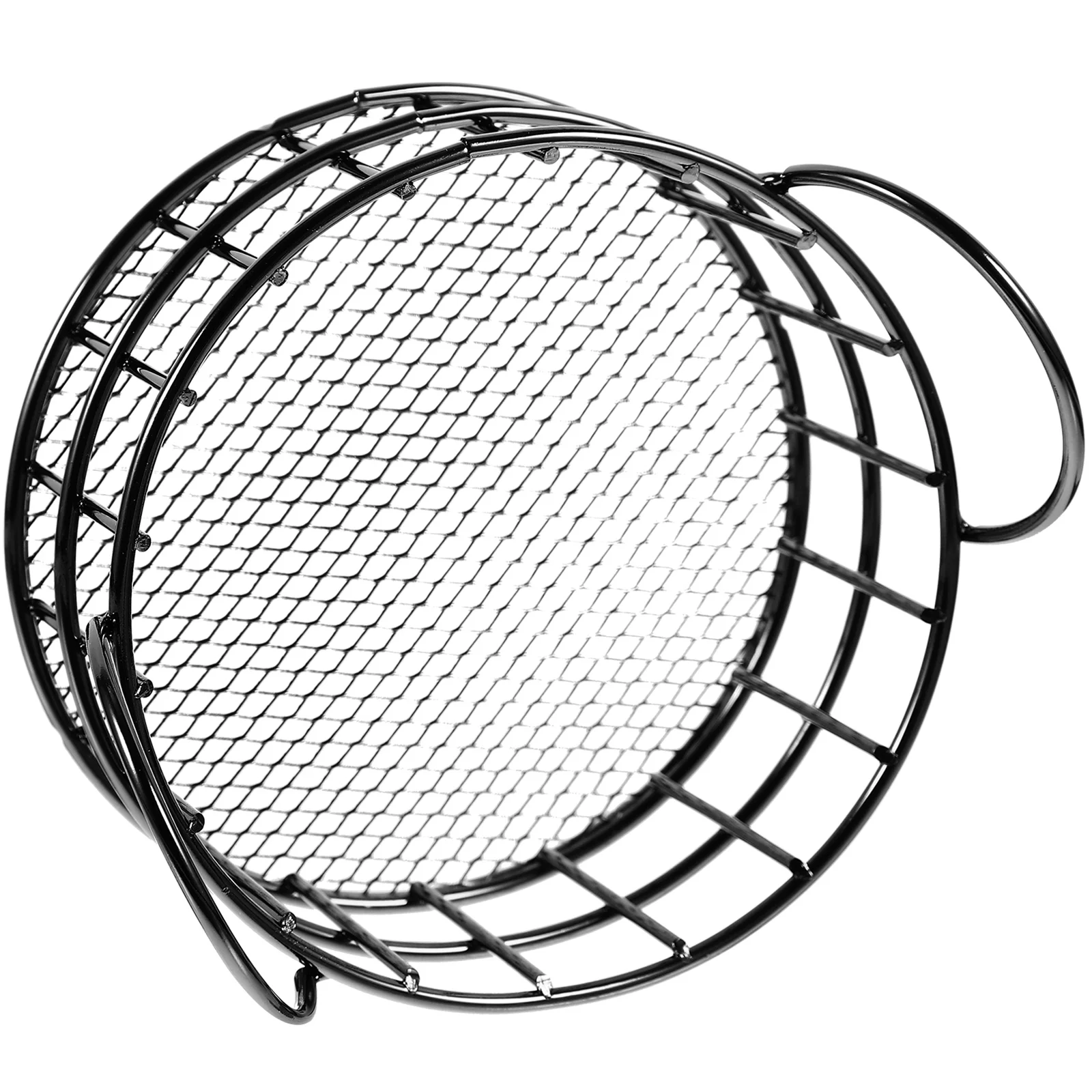 

Desk Storage Box Office Organizer Supplies Metal Grid Basket Hamper Mini Baskets for Boxes Supply
