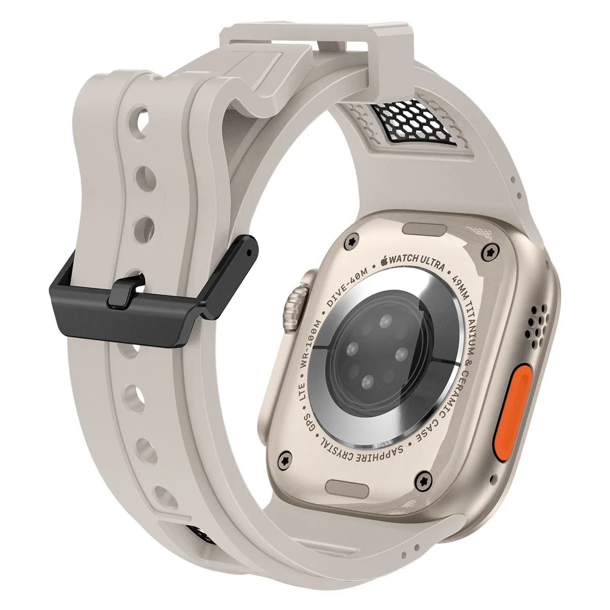 Uhrenarmband für iWatch 42/44/45/49 mm, modisches Metallarmband für die Uhrenserie Ultra2 Se 9/8/7/6_voghion.com