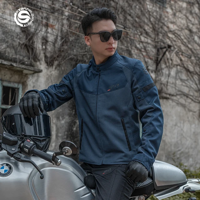Summer Men's Motorcycle Riding Jacket Mesh Breathable Motocross Clothing Reflective Protector With CE Certified Protective Gear 3