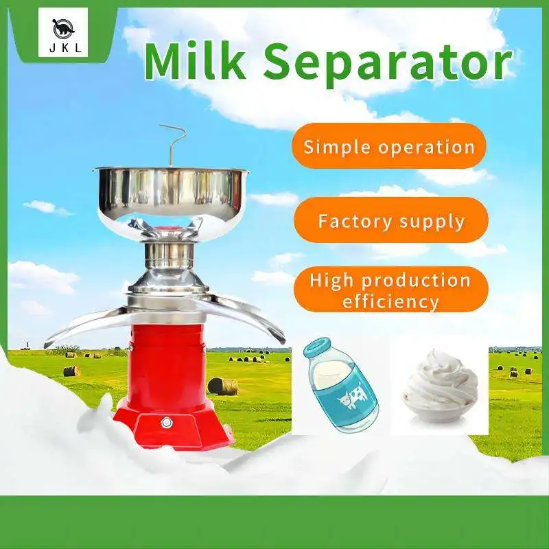 Hot Sale Farms 50L/H Large Capacity Fully Automatic Stainless Steel Electrical Milk Butter Cream Separator Machine For Home