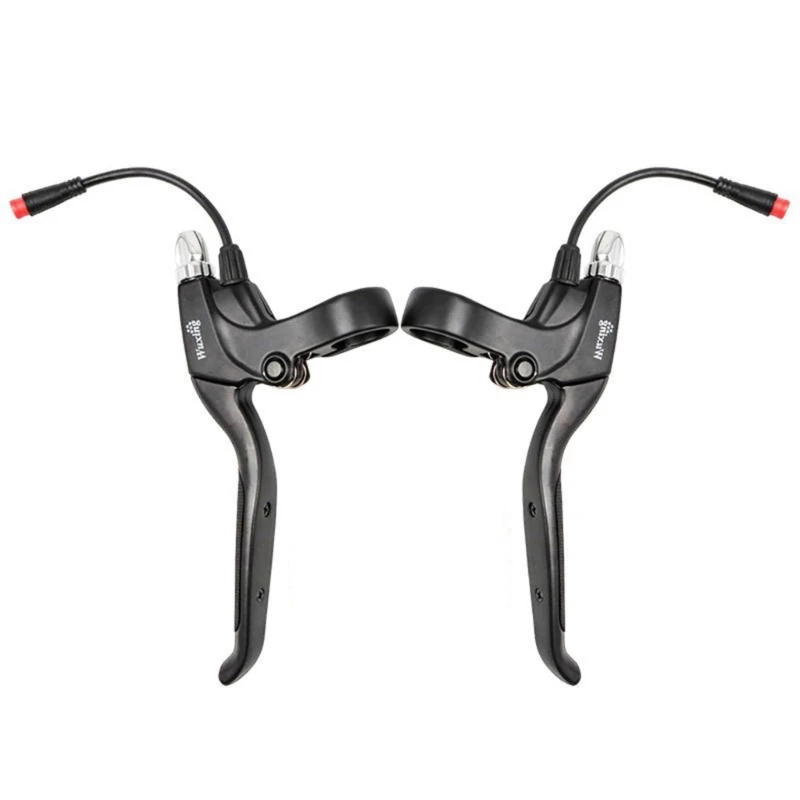 전기 자전거 스쿠터 브레이크 레버 교체 범용 Ebike 핸들 브레이크 레버 방수 자전거 브레이크 핸들 그립