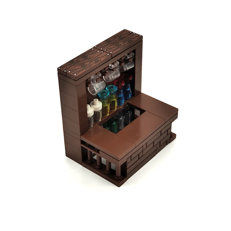 City MOC Building Blocks KTV Luxury Box Kit Bar decorazione mobili