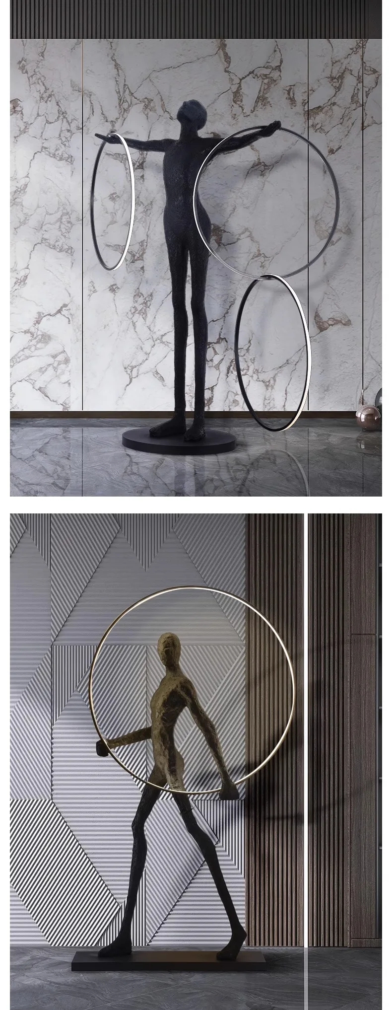 Floor Lamp in Bedroom