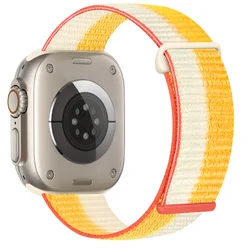 Nylon Loop Sport Strap - 44mm 45mm 46mm 49mm (24m white)