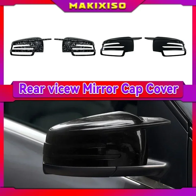 

2pcs Rearview Car Styling Car Side Carbon Fiber Pattern for Mercedes Benz W176 246 204 212 221 C117 X204 X156 Mirror Cover Caps