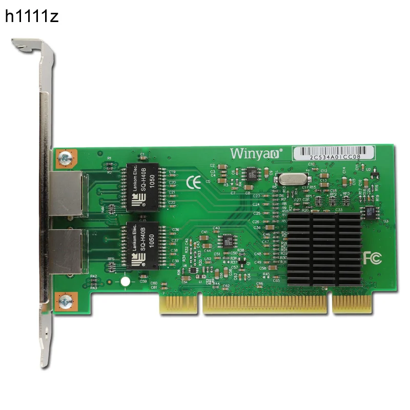 

PCI Network Card Gigabit Ethernet Dual Port RJ45 Network Adapter 10/100/1000Mb Server NIC LED Network Controller for Intel 82546