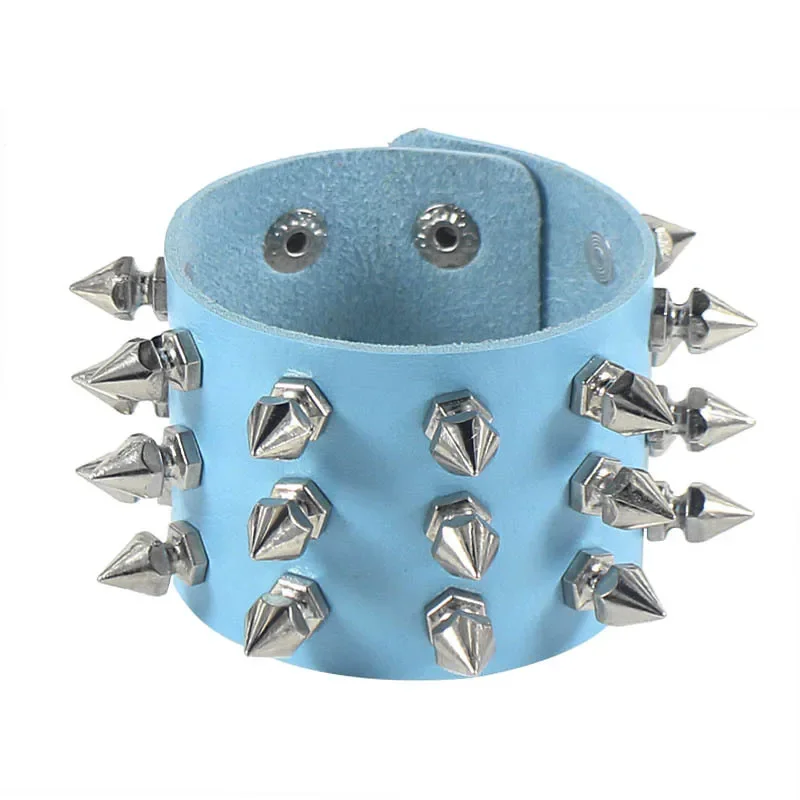 Leather Bracelet Punk Gothic Rock