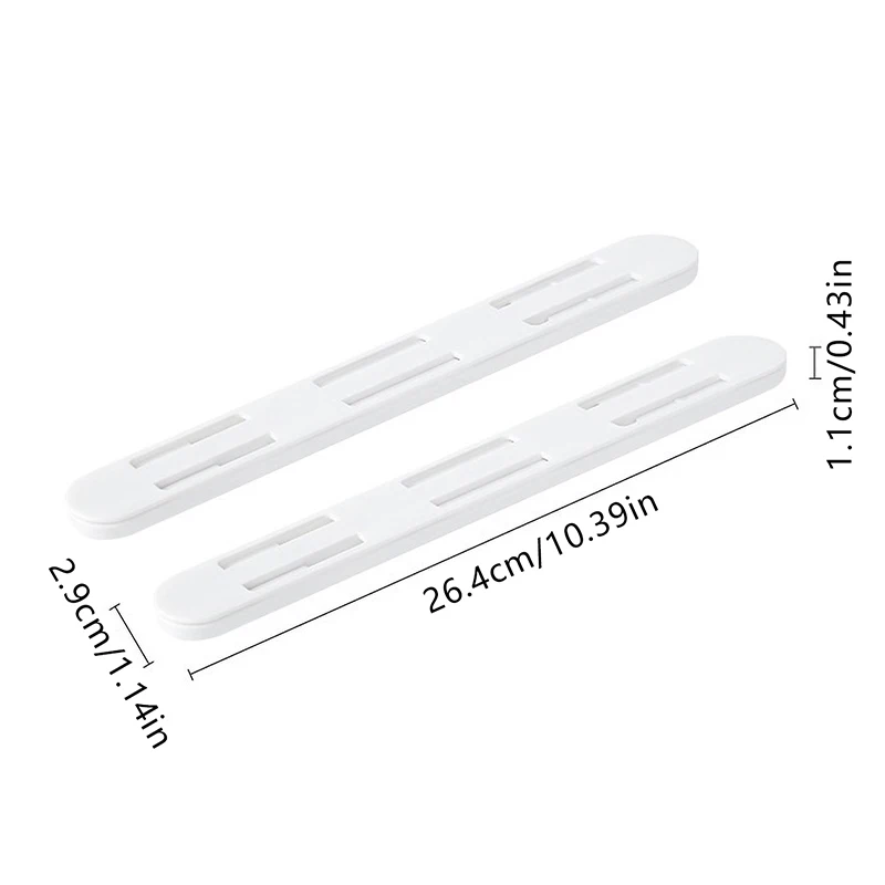 2Pcs/Set Drawer Slides For Kitchen Bedroom Closet Slides Pullout Track Drawer Basket Pull Rail
