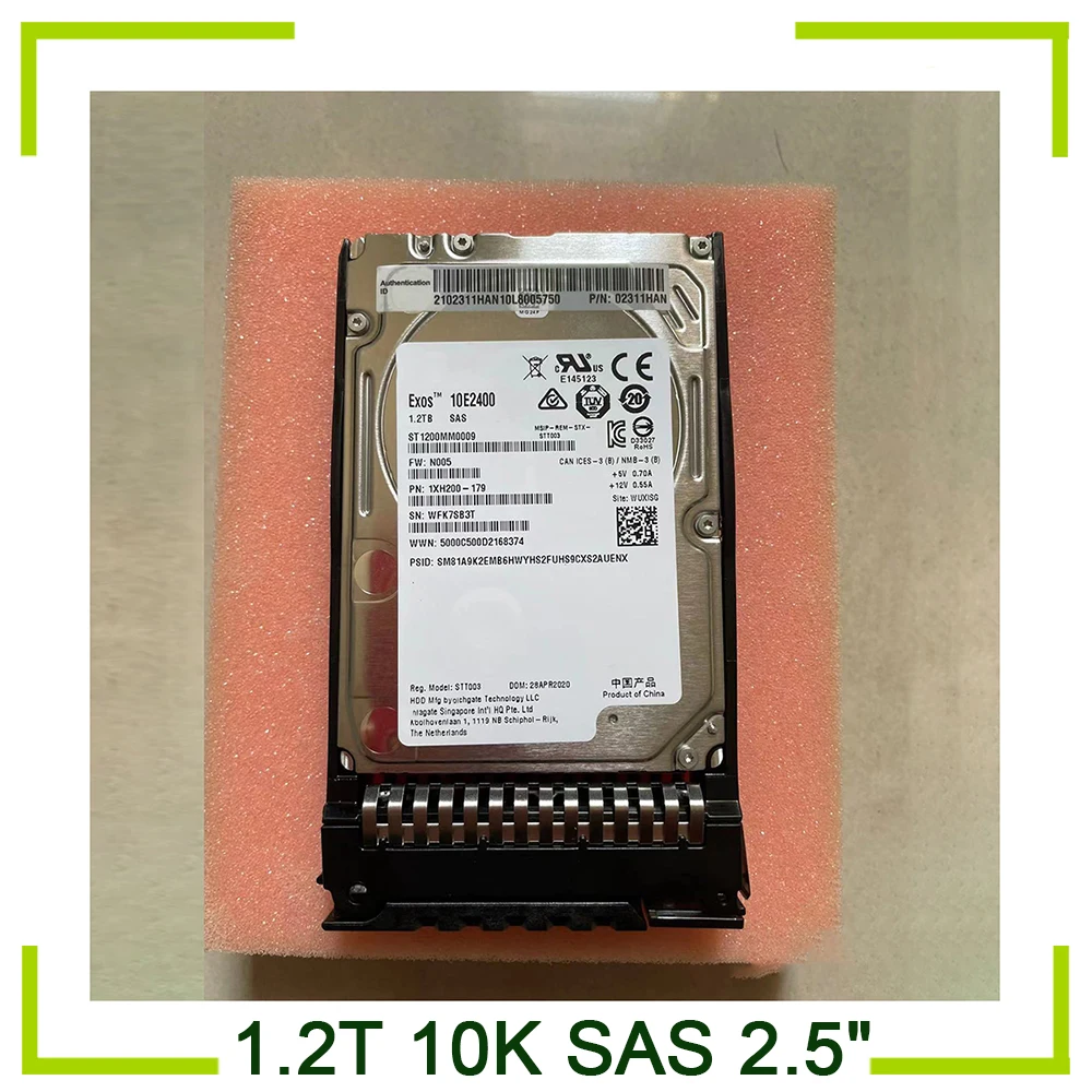 

Жесткий диск для сервера 1,2 T 10K SAS 2,5 "256M ST1200MM0009