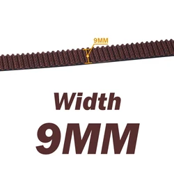 Premium Trianglelab Gates 2GT Timing Belt - Wear - Resistant, 6mm to 12mm Width Options - Length 4M (Width 9mm)
