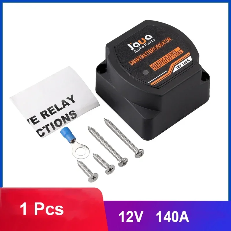 Set Relè Di Carica Diviso 12V Relè Intelligente Isolatore A Doppia Batteria 140A Relè Diviso Sensibile Alla Tensione Per Auto Rv Modificato