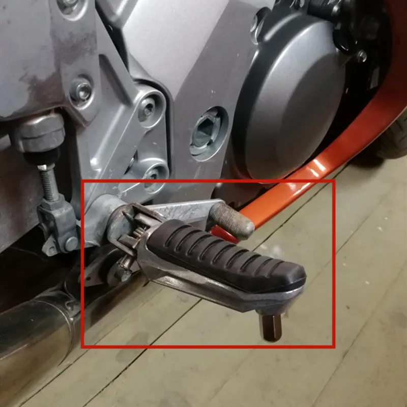 Motorcycle Accessories, Motorcycle Footrests, Motorcycle Bandit Front Footrests Foot Pegs pedal for Suzuki V-Strom 650 DL650 GSX1300R GSX1300 Hayabusa GSX650F GSX1400 B-King