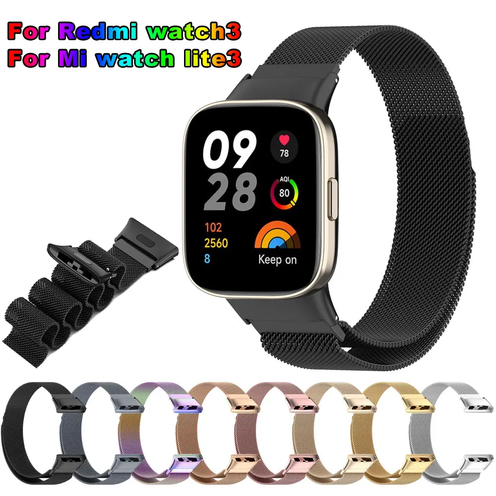 Stainless Steel Milanese Mesh Watchband Bracelet