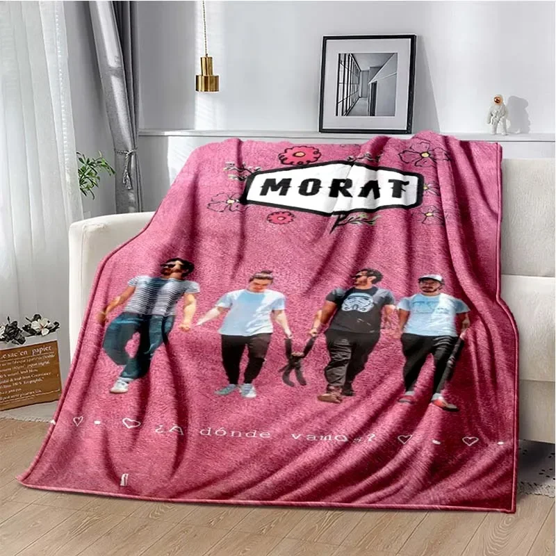 Morat Music Band Printed Flannel Blanket Soft Autumn and Winter Warm Plush Throw Blanket Adult Bedroom Sofa Bed Picnic Blanket 2