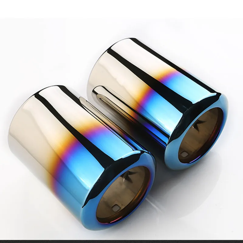 

2Pcs Car Exhaust Mufflers Stainless Steel Tip Tail Pipe For Mazda CX-5 2012-2016 Auto Accessories