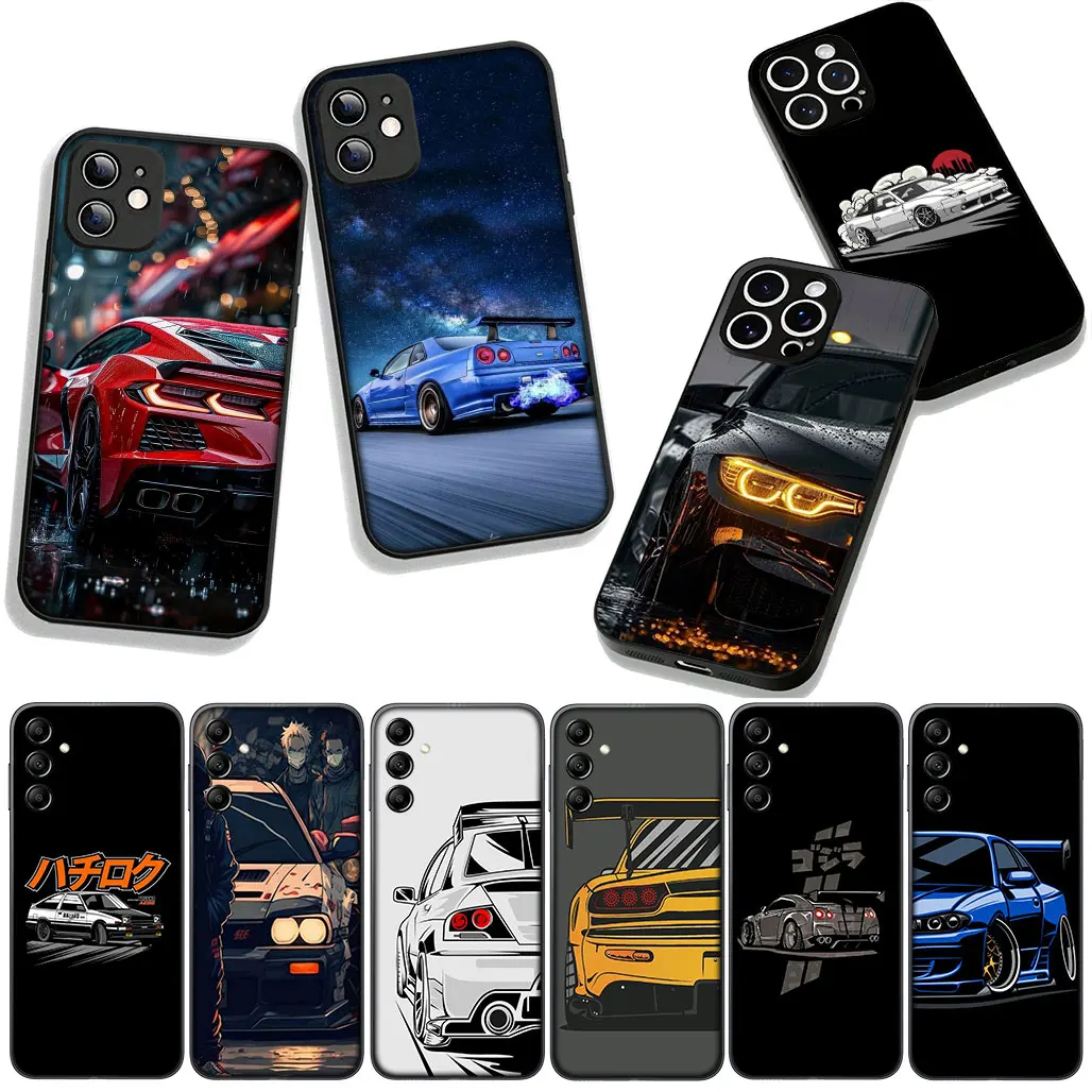 Supercar Cartoon Protective Phone Case - Vibrant Design Phone Cover