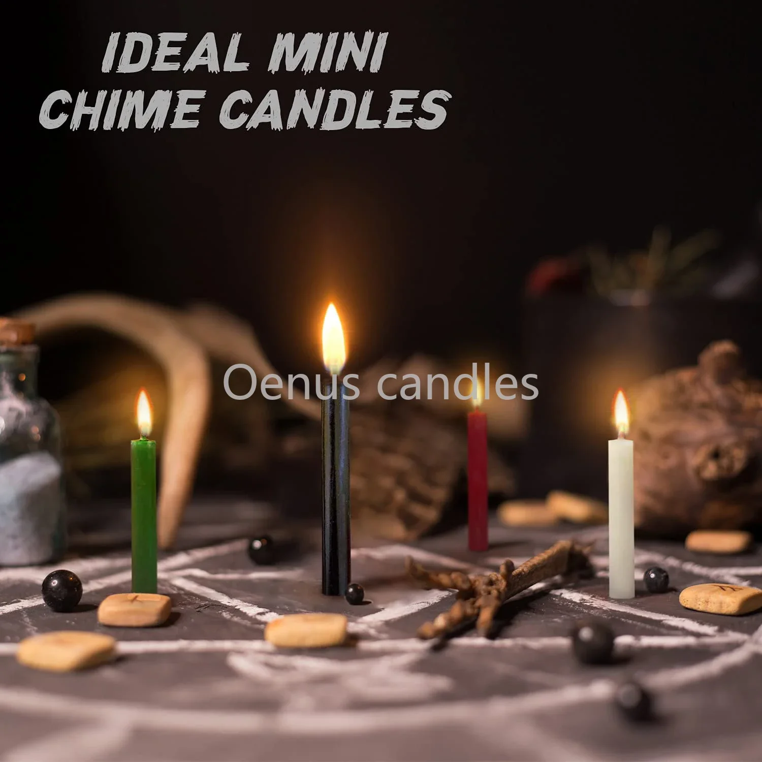 10 PCS Colored Witch Candle Spell Chime Candle for Spiritual Magic Taper Candle for Shabbat Unscented Religion Decoration - Image 5