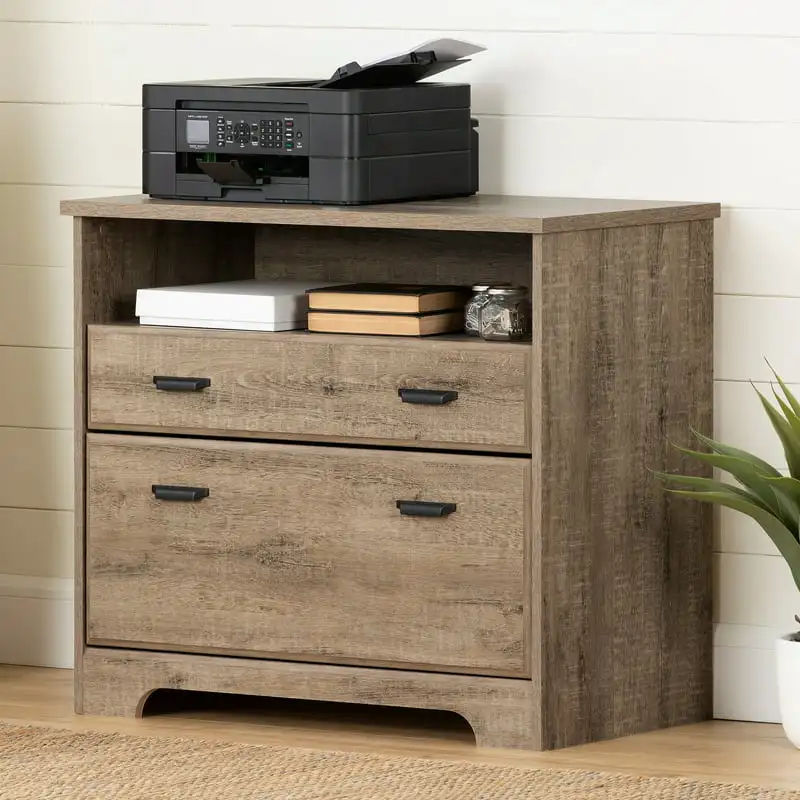 

File Cabinet, Weathered Oak Filing cabinet Filing cabinet drawer Cabinet